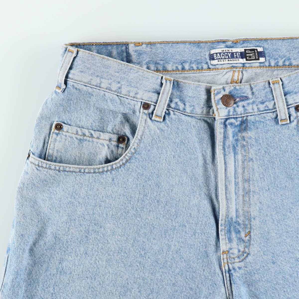 古着 90～00年代 ギャップ GAP DENIM BAGGY FIT デニムショーツ