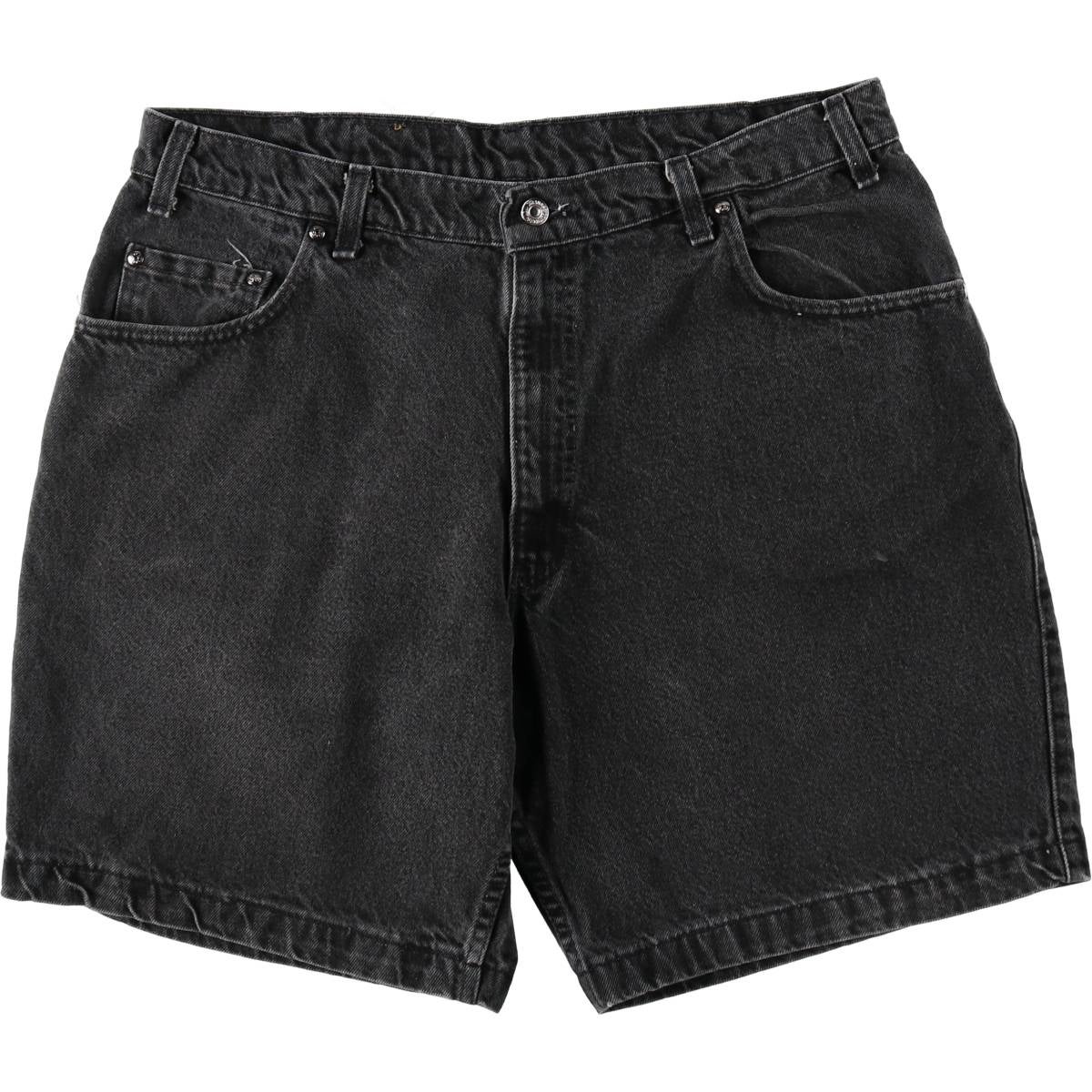 古着 90年代~ リー Lee ブラックデニムショーツ ショートパンツ USA製 メンズw33相当 ヴィンテージ/eaa478197 古着 90年代 リーバイス Levis LOOSE 30545-0260 ブラックデニム