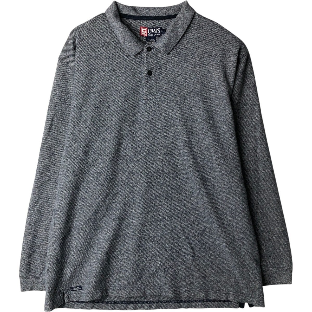 古着 ラルフローレン Ralph Lauren CHAPS チャップス 長袖 ポロシャツ
