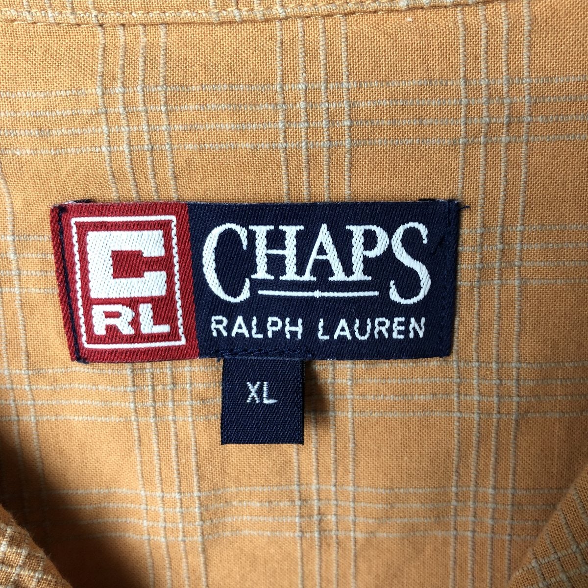 古着 ラルフローレン Ralph Lauren CHAPS チャップス チェック柄 半袖