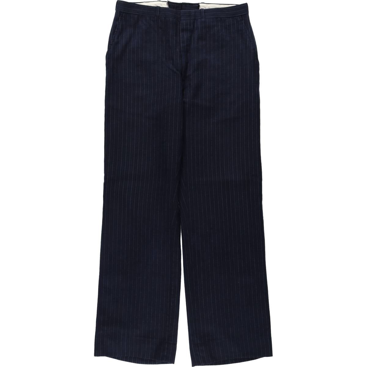 古着 ～90年代 ストライプ柄 スラックスパンツ メンズw36相当