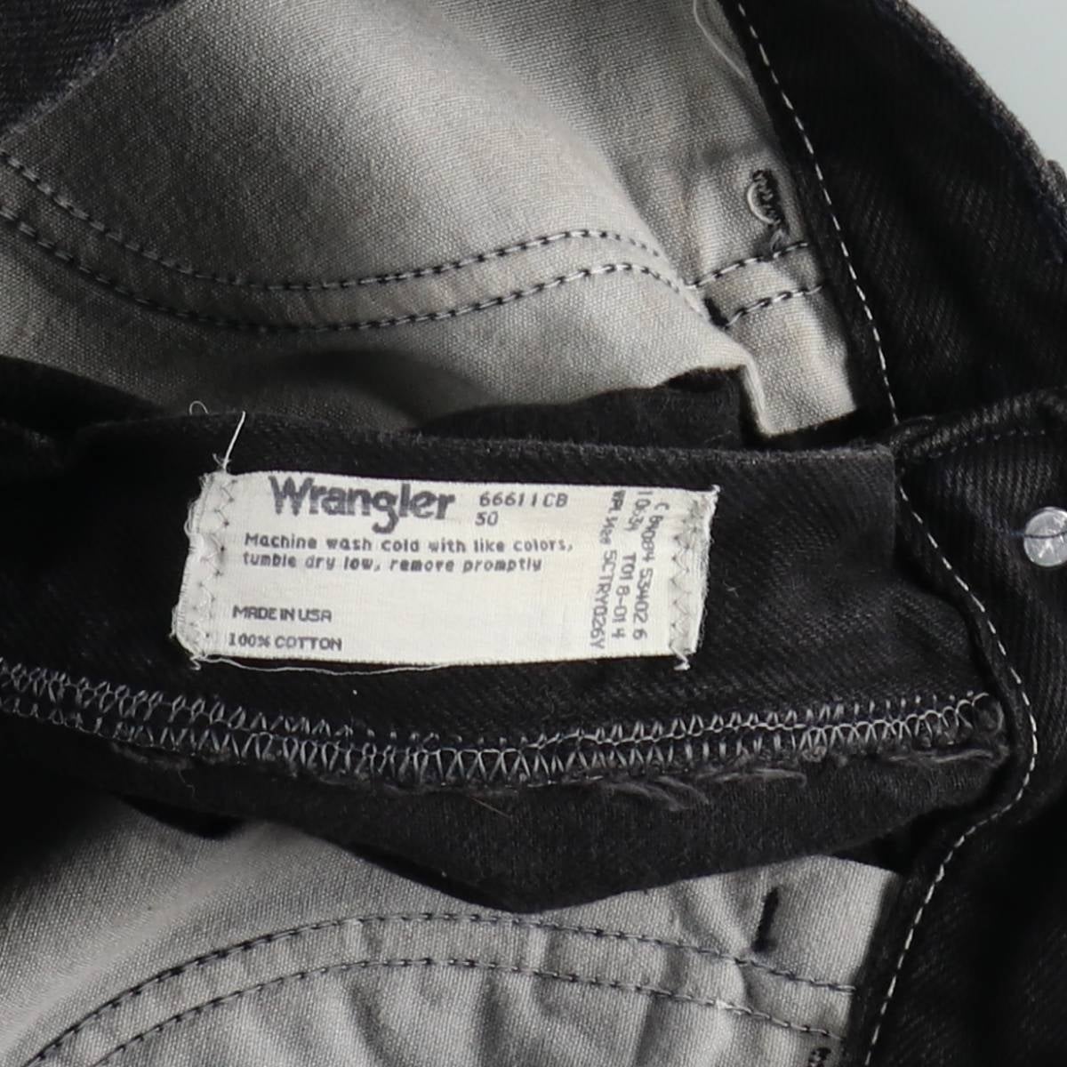 古着 90年代 ラングラー Wrangler ブラックデニムショーツ ショートパンツ メンズw31相当 ヴィンテージ/eaa661883 古着 80～90年代 ラングラー Wrangler ブラックデニムショーツ