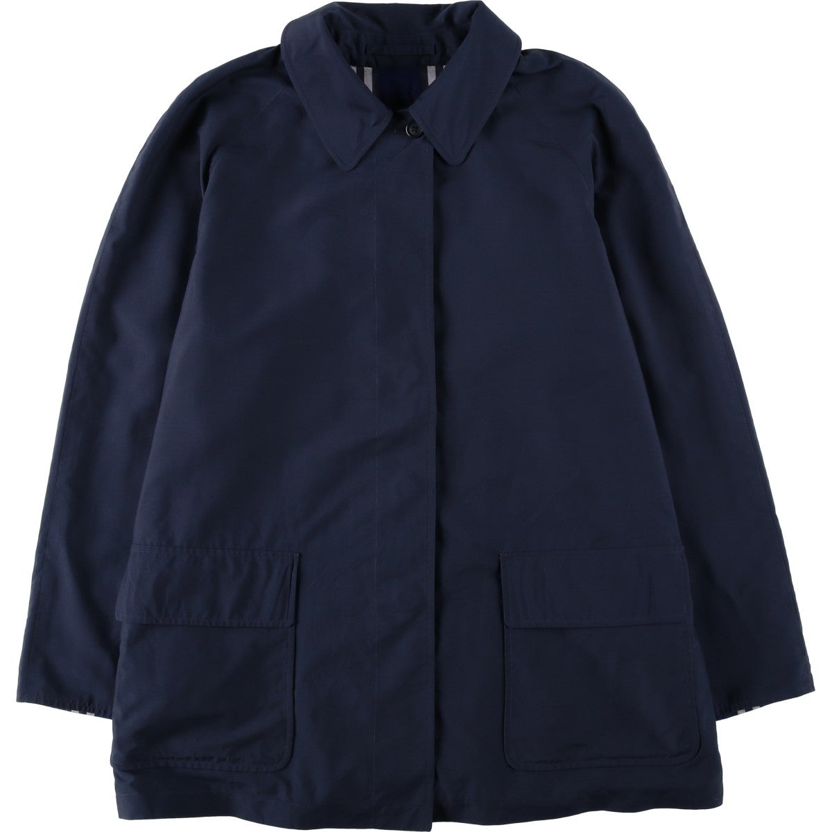 古着 アクアスキュータム Aquascutum AQUA5 ステンカラーコート バルマ