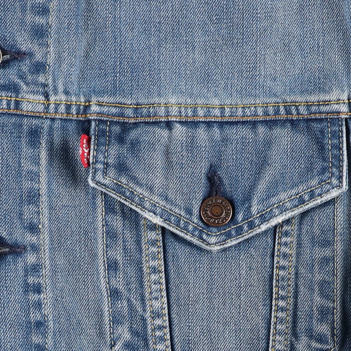 古着 00年代 リーバイス Levi's 70550-0439 ユーロモデル デニムジャケット Gジャン メンズL相当/eaa634688 古着 00年代 リーバイス Levis 70550-0439 ユーロモデル デニム