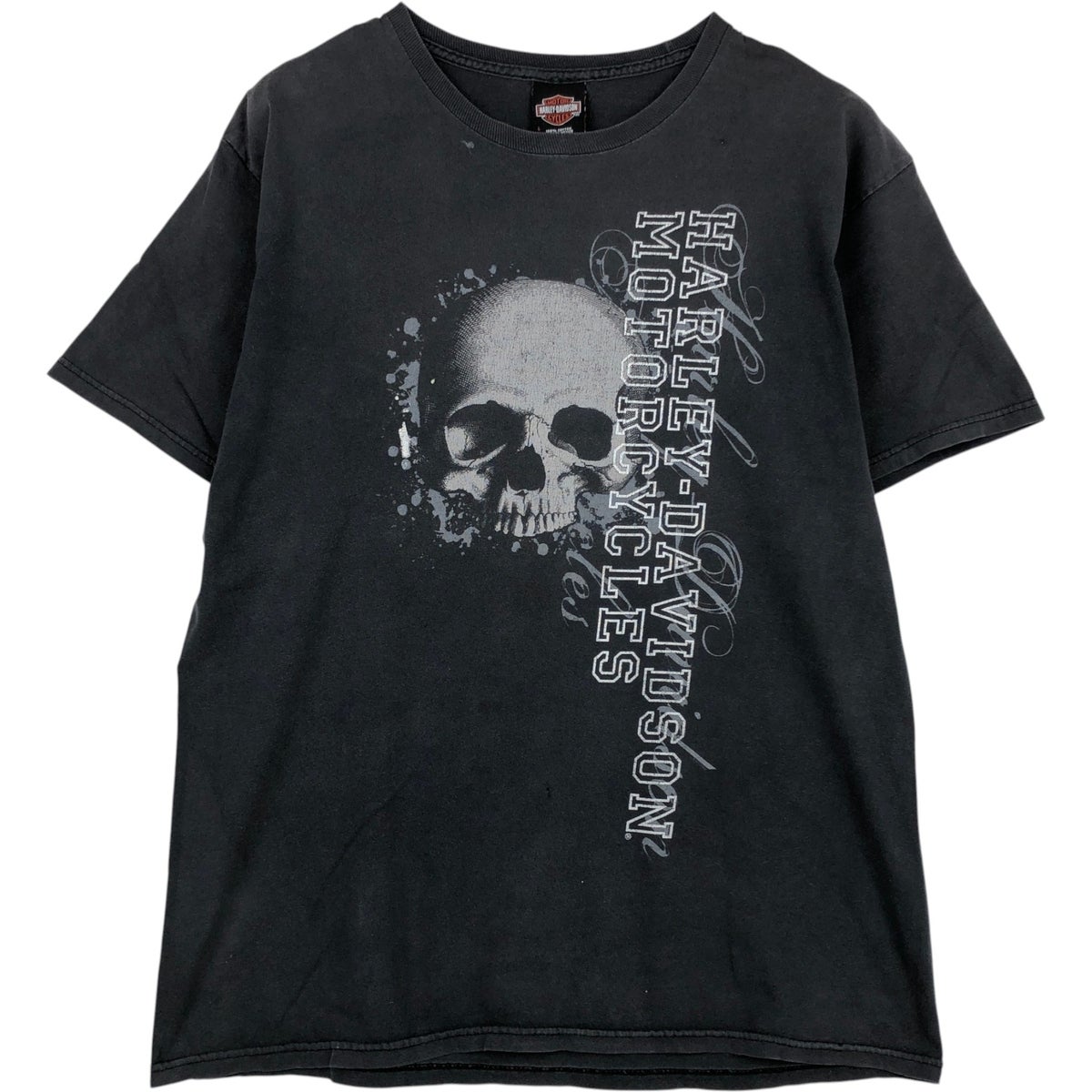 古着 ハーレーダビッドソン Harley-Davidson ドクロ柄 スカル柄 スカル