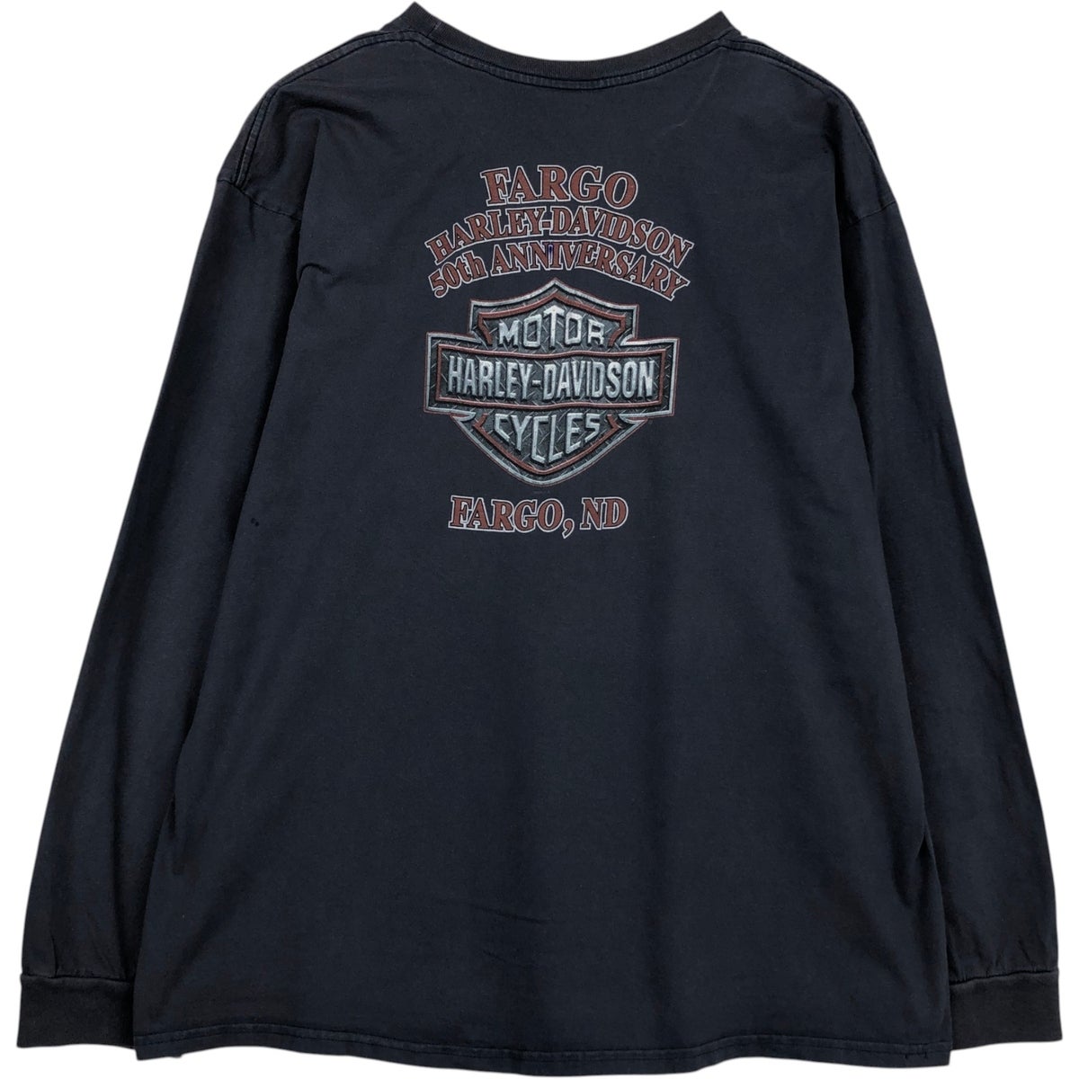 古着 ハーレーダビッドソン Harley-Davidson 鷲柄 イーグル柄 ロングT 古着 ハーレーダビッドソン Harley-Davidson 鷲柄 イーグル柄 ロングT