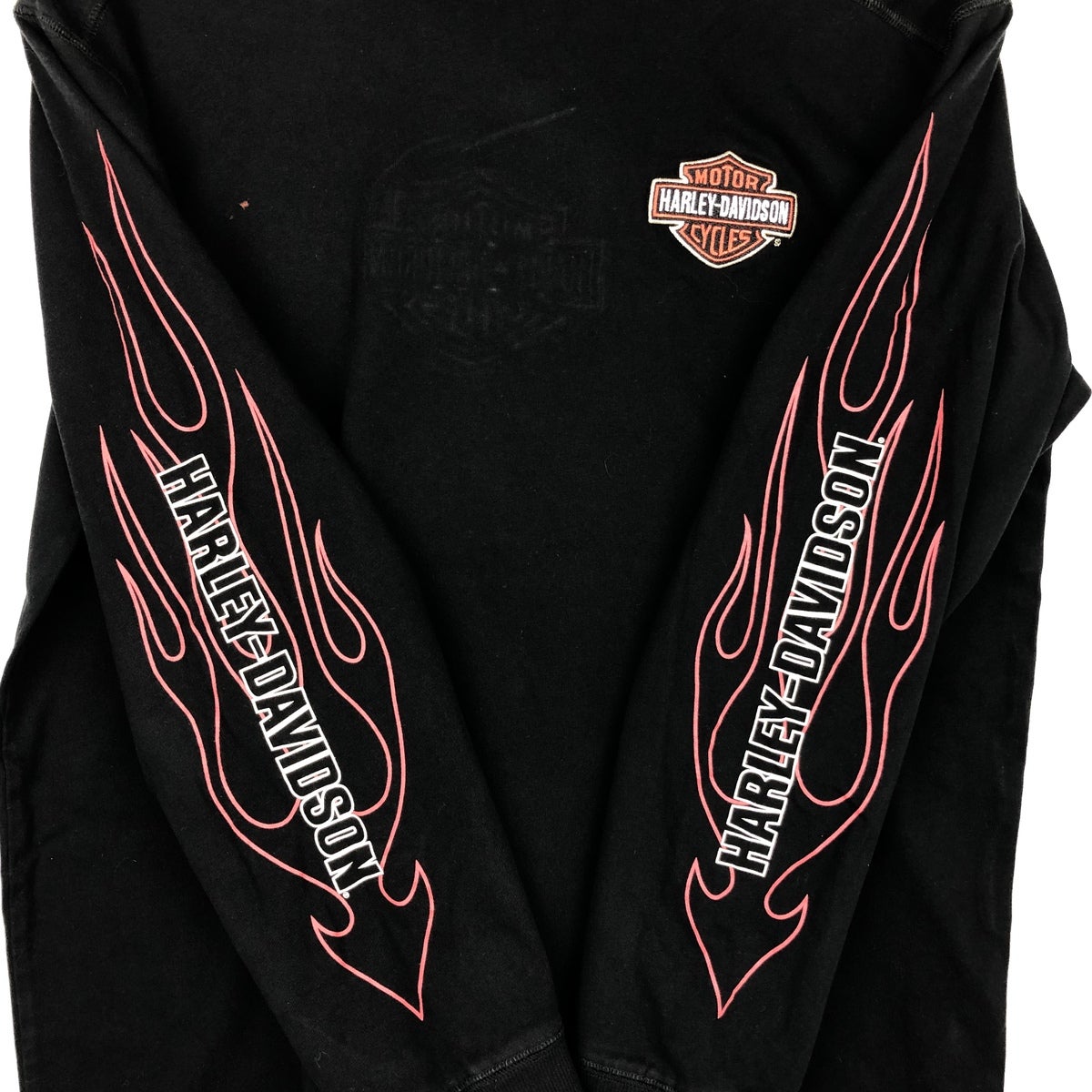 古着 ハーレーダビッドソン Harley-Davidson ファイヤーパターン