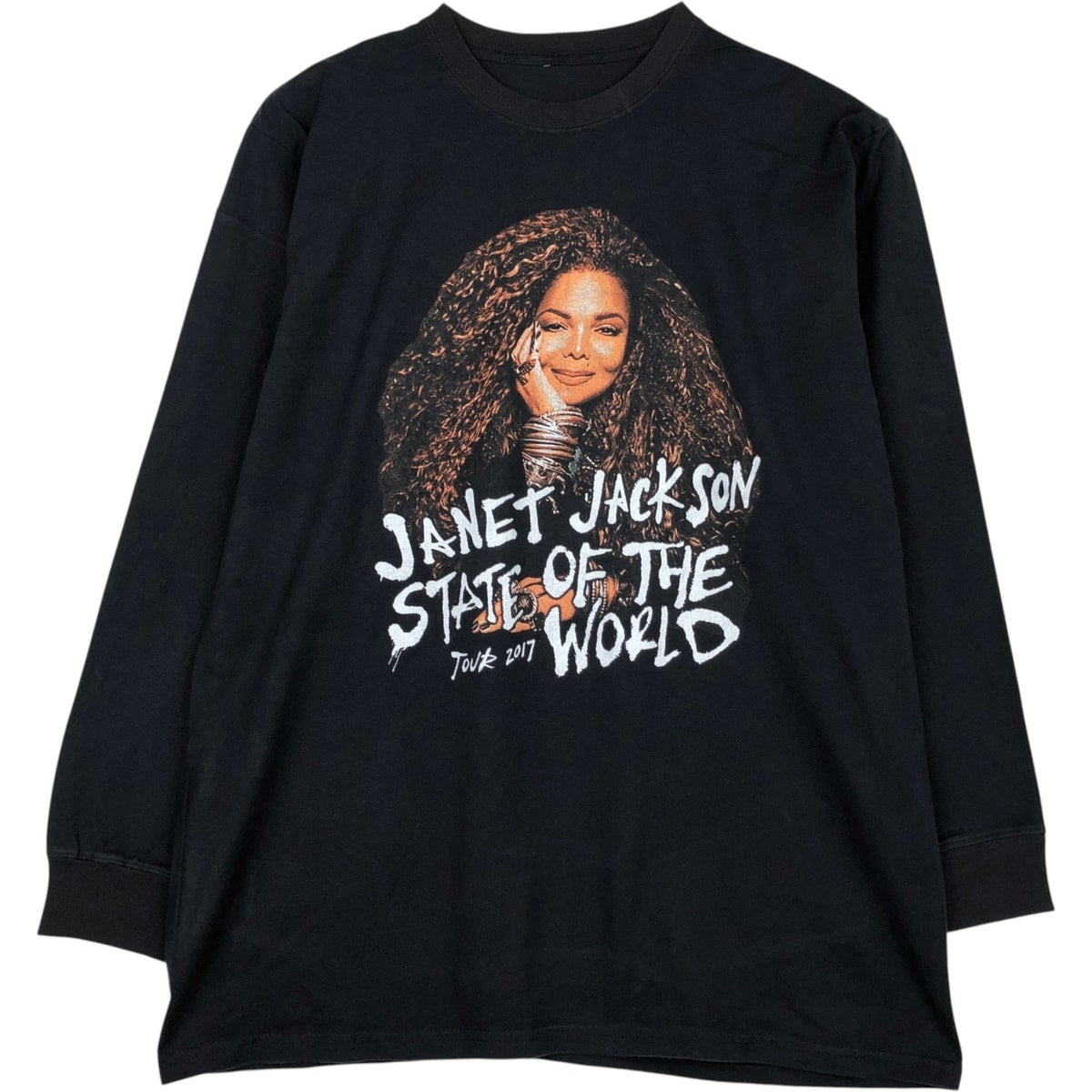 Jeannette社製 ジャネット 古着 JANET JACKSON ジャネットジャクソン ロングTシャツ ロンT メンズ