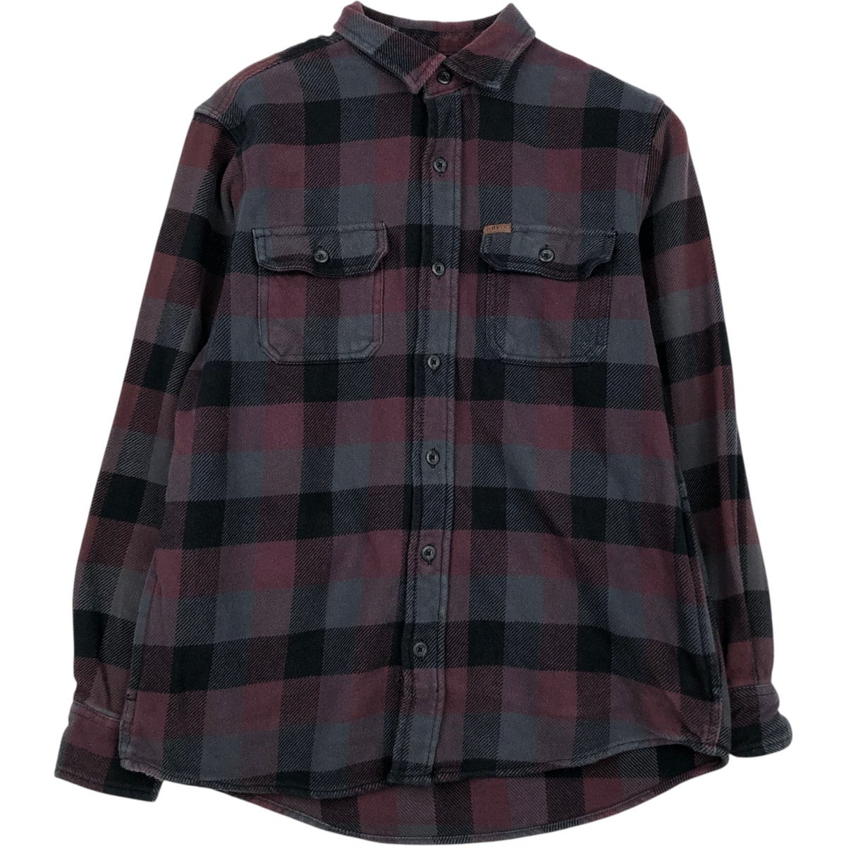 古着 オービス ORVIS 長袖 フランネルチェックシャツ メンズL相当