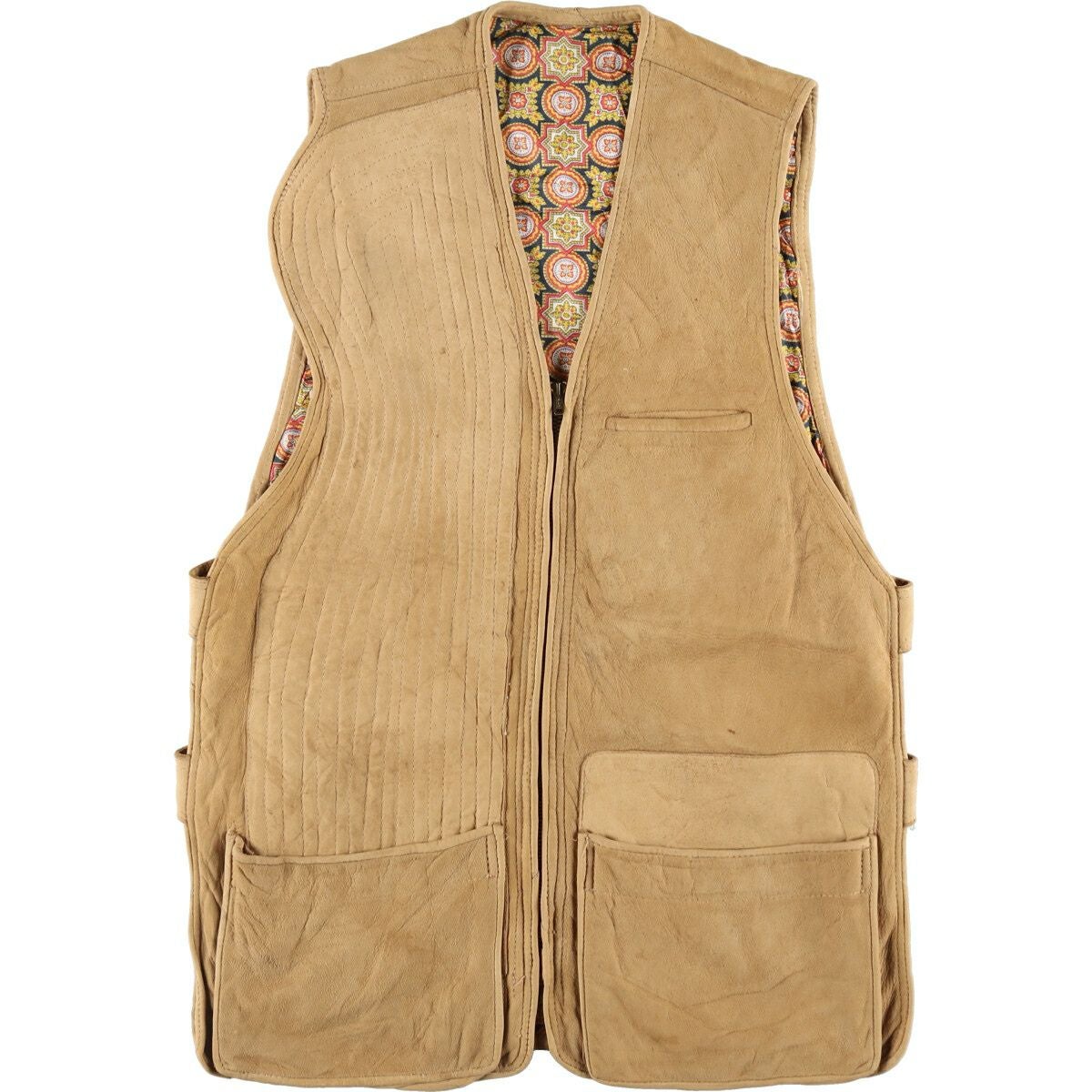 古着 70年代～ UNKNOWN スエードレザーベスト メンズM相当