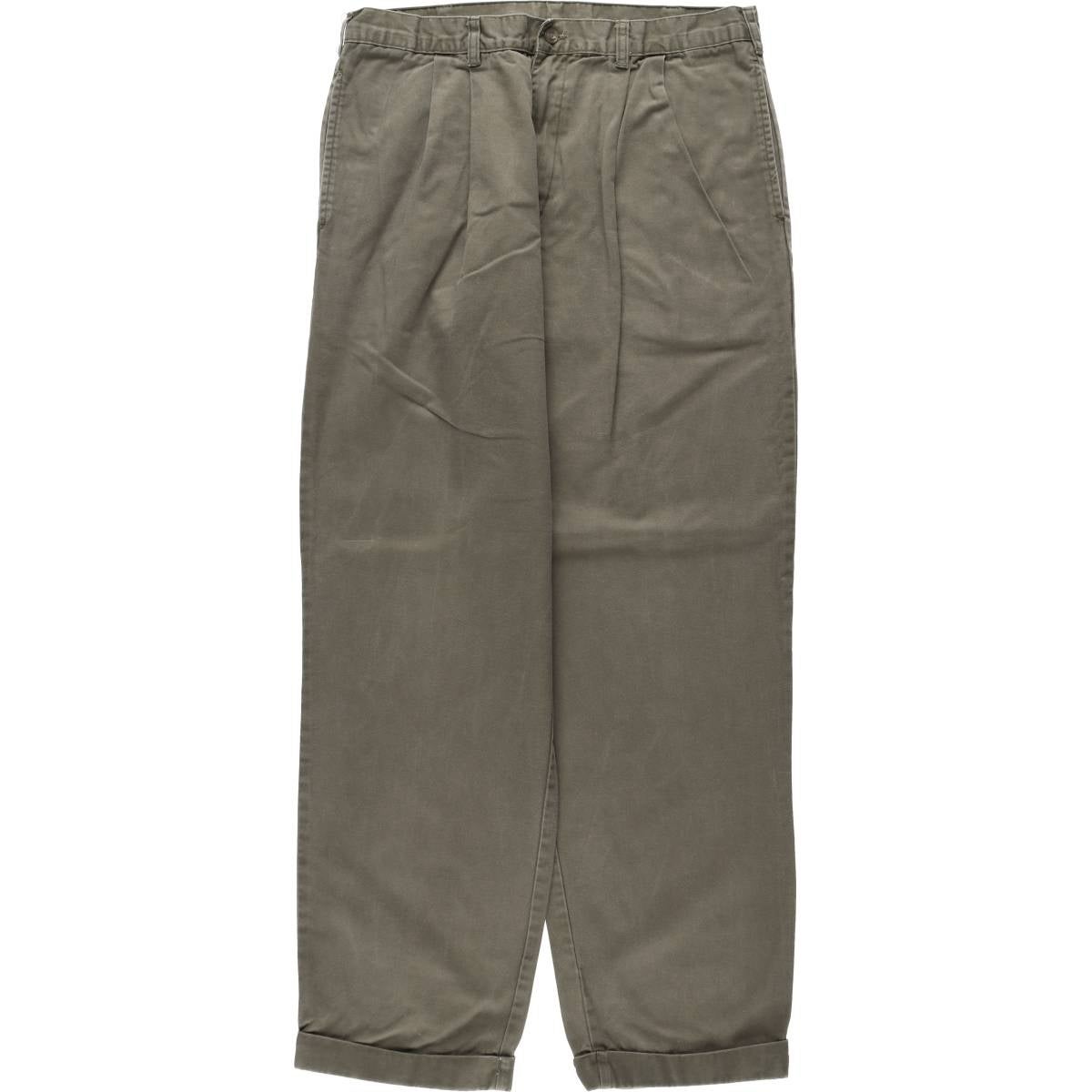 古着 ラルフローレン Ralph Lauren CHAPS チャップス ツータック