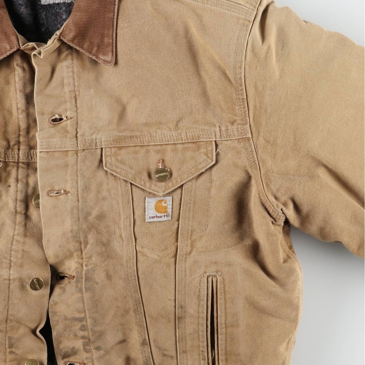 古着 カーハート Carhartt トラッカージャケット ダックワーク
