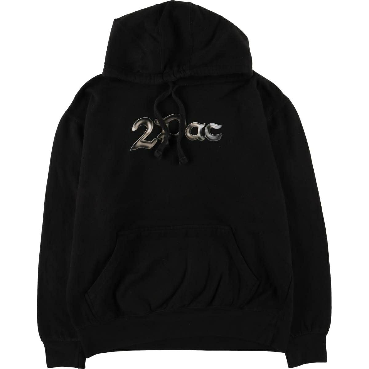 古着 2pac トゥーパック ラップ スウェットシャツ トレーナー メンズL