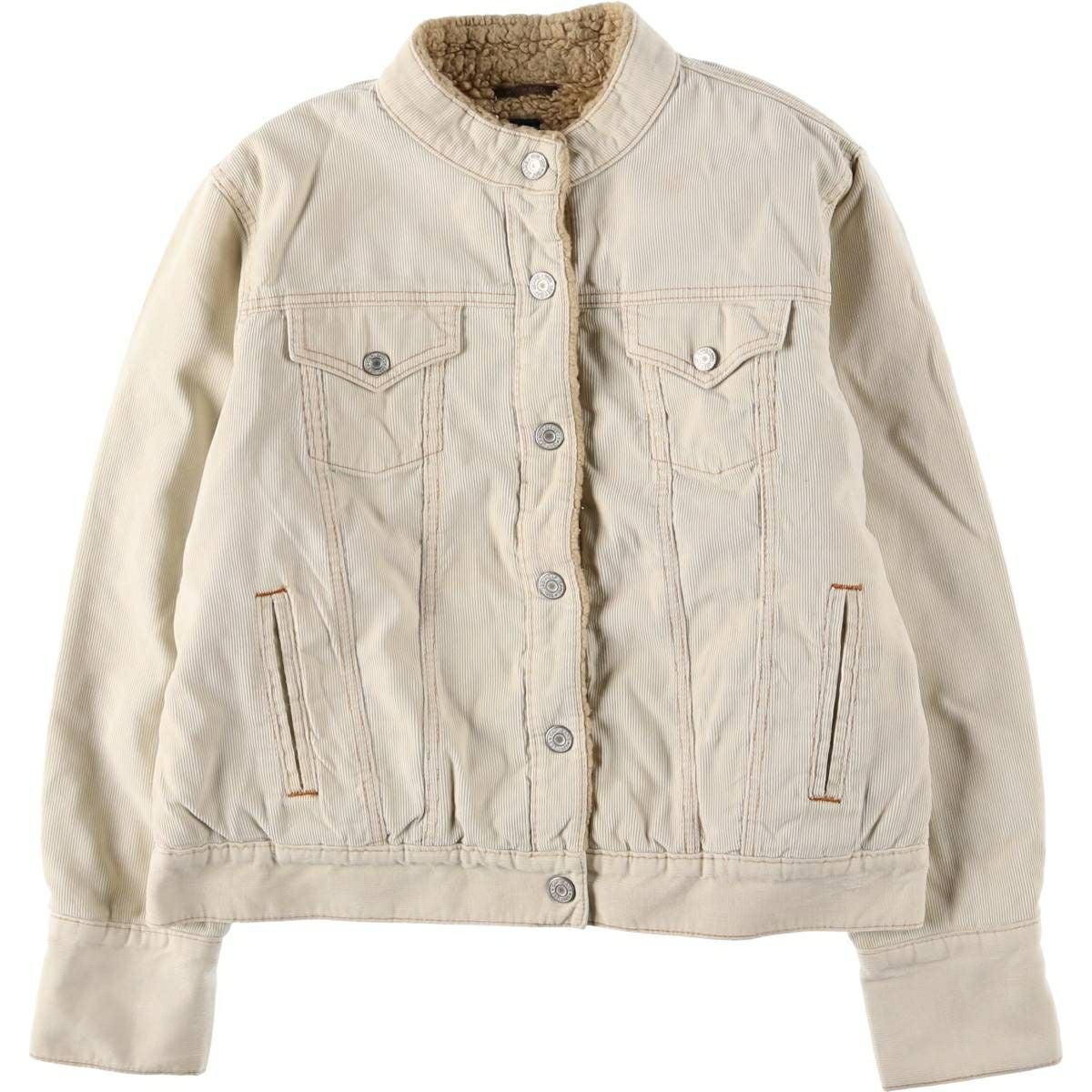 古着 ギャップ GAP BLUE JEANS トラッカージャケット スエードレザー