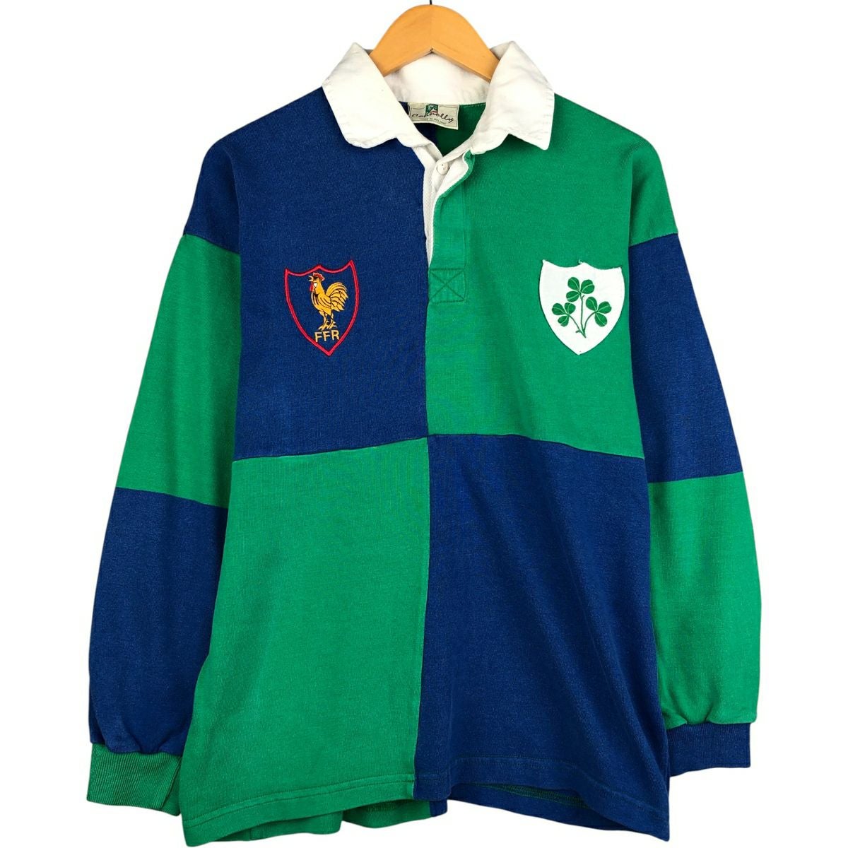 古着 90年代 カンタベリー CANTERBURY クレイジーパターン 長袖 ラガー
