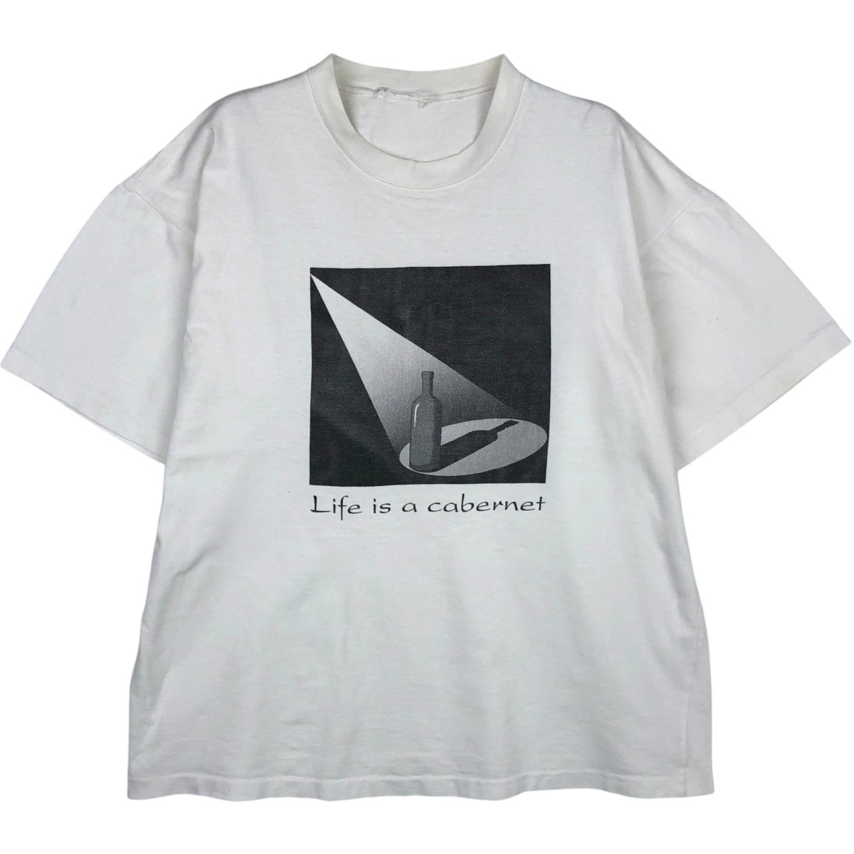 古着 ～90年代 la textile creatif プリントTシャツ メンズXL相当