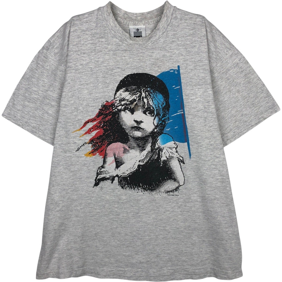 90s USA製 Les Misérables tシャツ XL レミゼラブル 90年代 90s アメリカ製 レミゼラブル 白 ホワイト 半袖 | ビンテージ