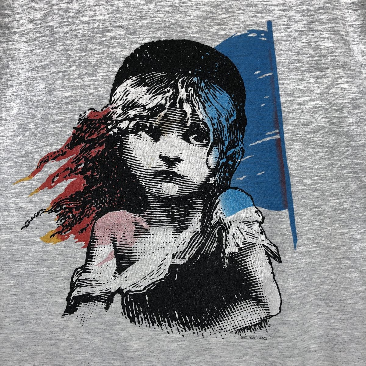 usa製　80sレミゼラブル オフィシャル　tシャツ 古着 80年代 リー Lee Les Miserables レミゼラブル アートTシャツ USA