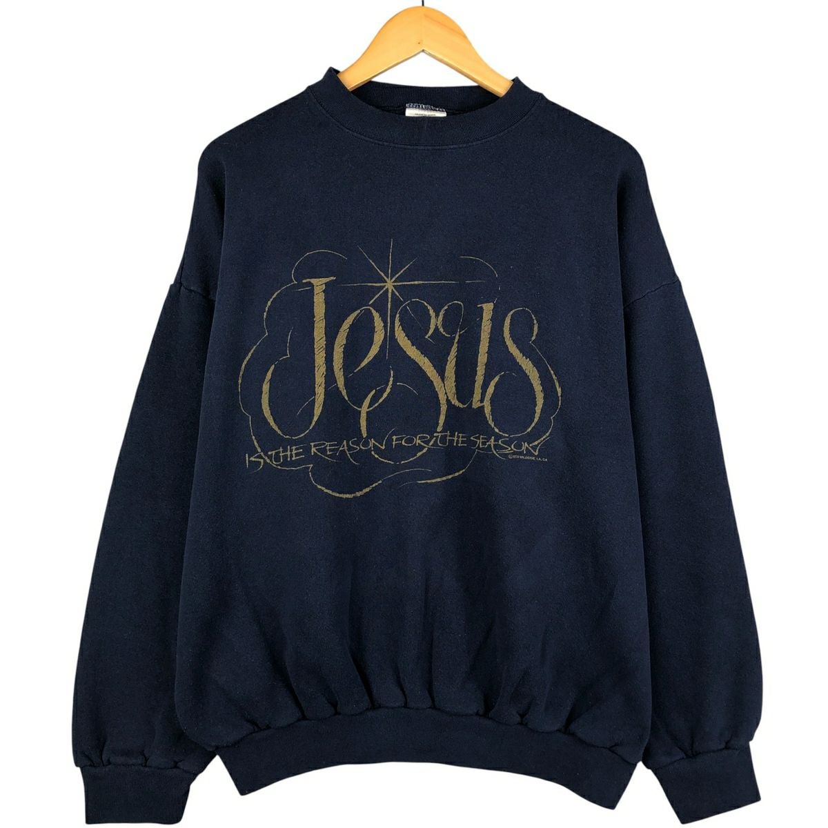 古着 90年代 タルテックス TULTEX JESUS イエスキリスト プリント