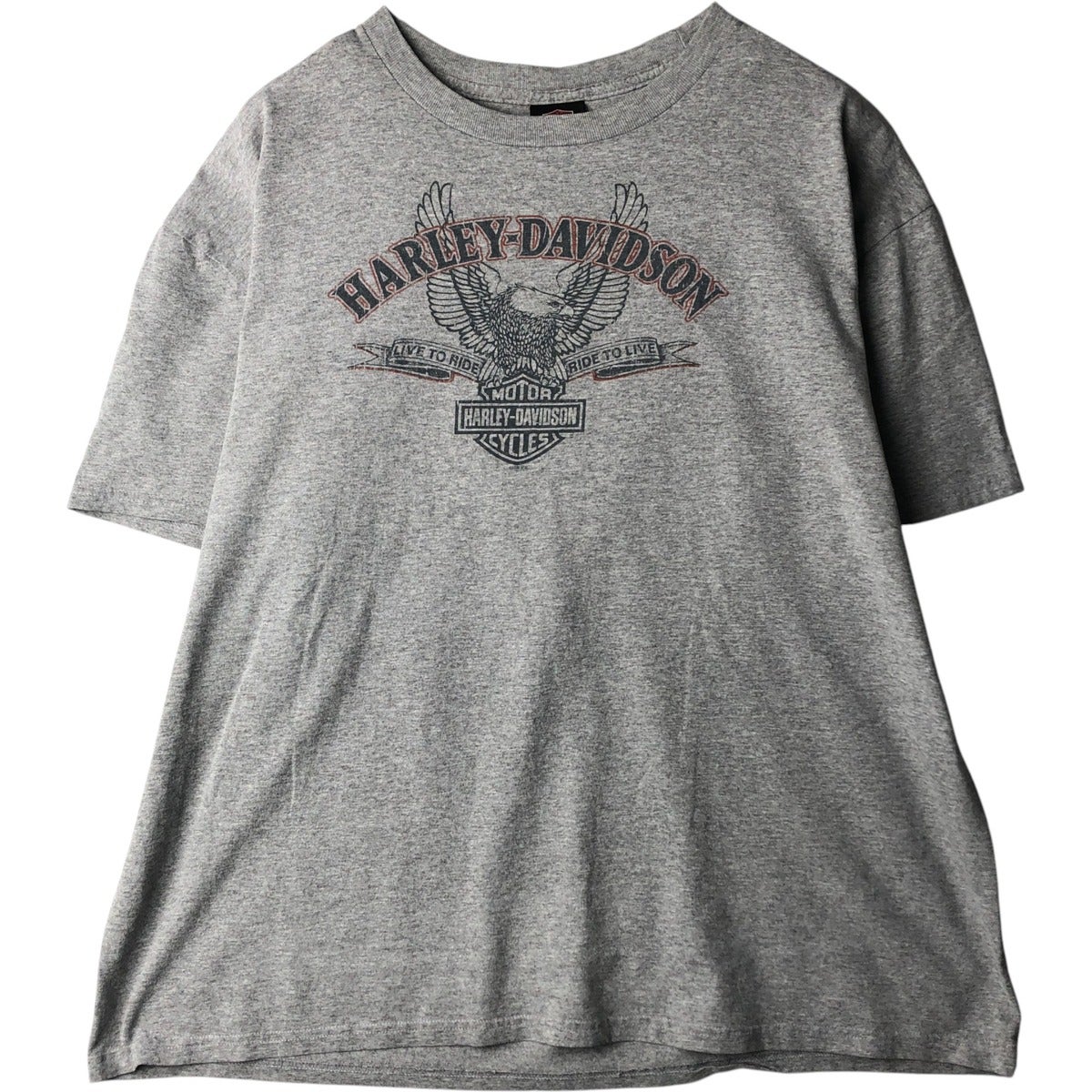 古着 00年代 Harley-Davidson ハーレーダビッドソン 鷲柄 イーグル柄