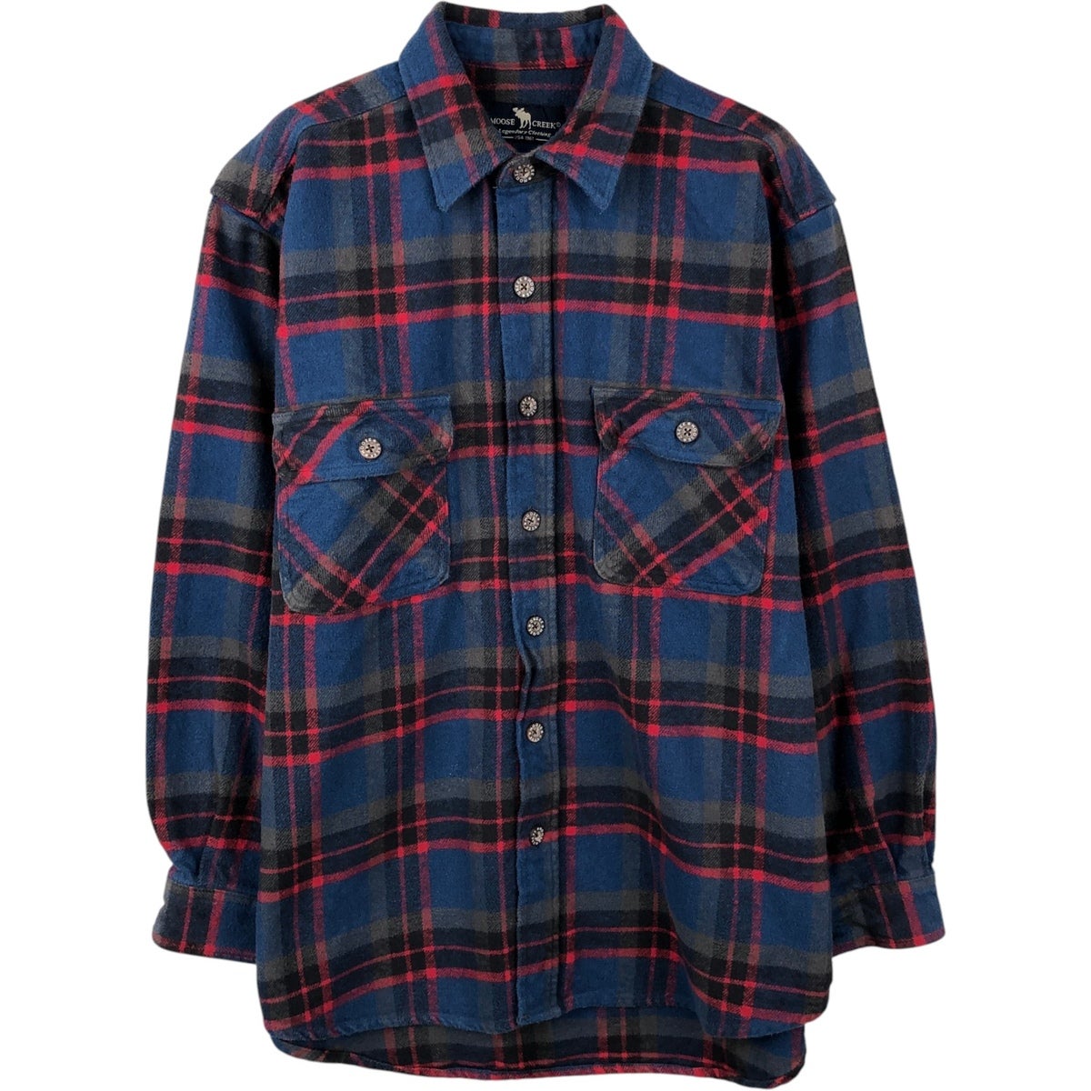 古着 NORTHWEST TERRITORY オンブレチェック 長袖 フランネルチェック