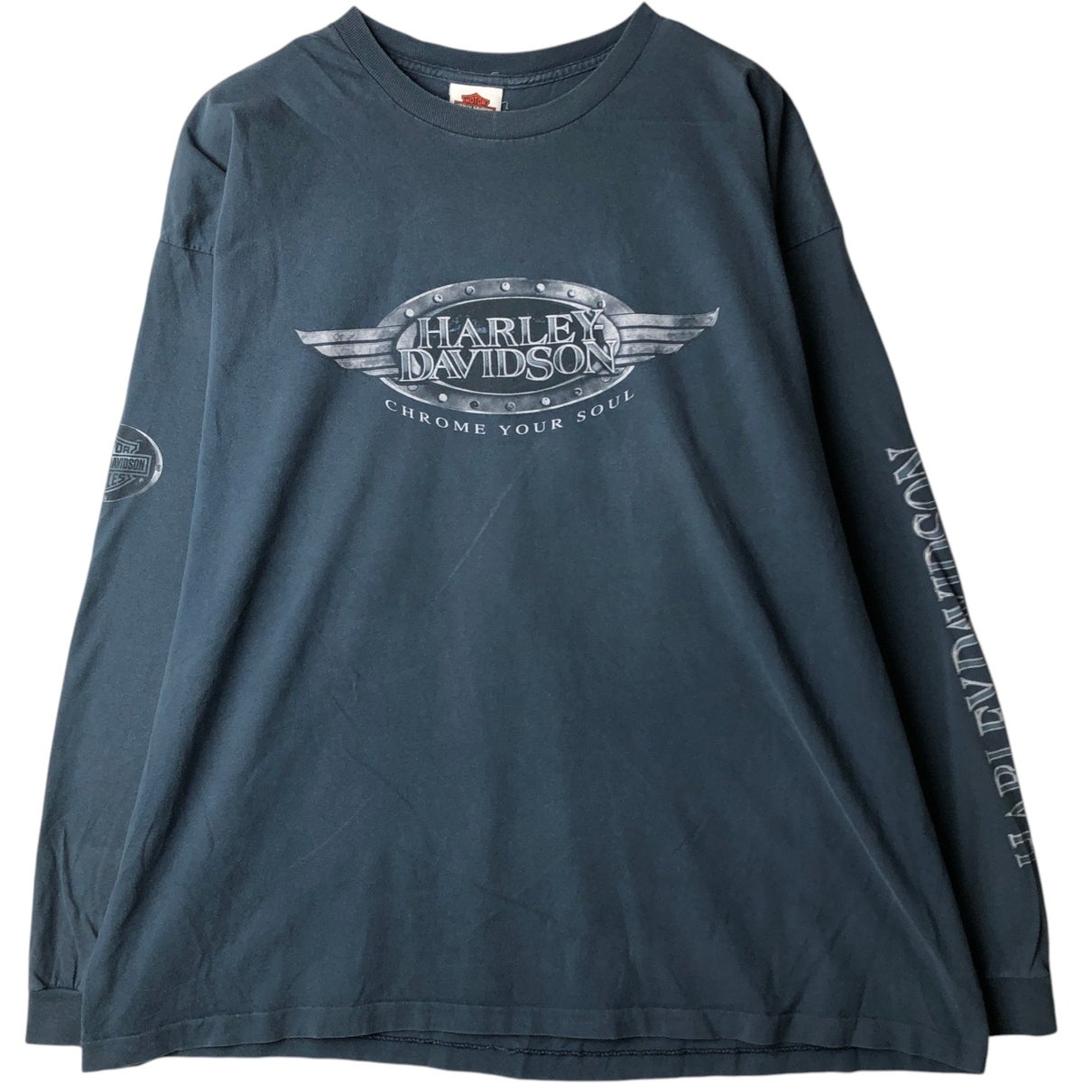 USA製 XLサイズ Harley-Davidson ロンT 古着 ビッグサイズ 00年代 ハーレーダビッドソン Harley-Davidson