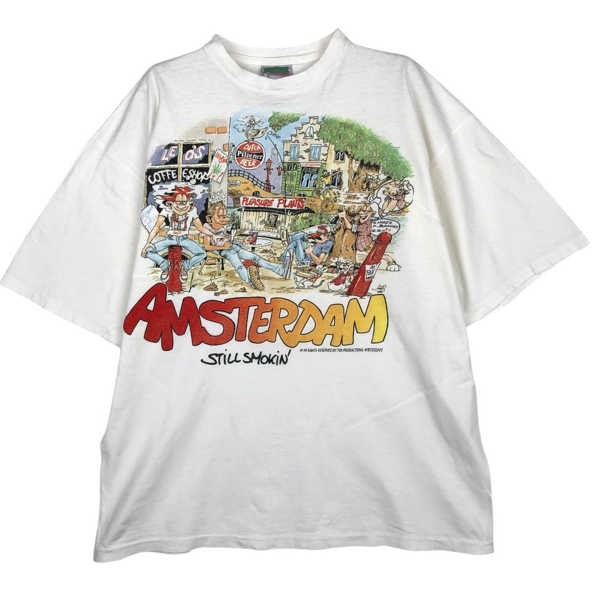 古着 90年代 TIZZIT AMSTERDAM エロT プリントTシャツ メンズXL相当