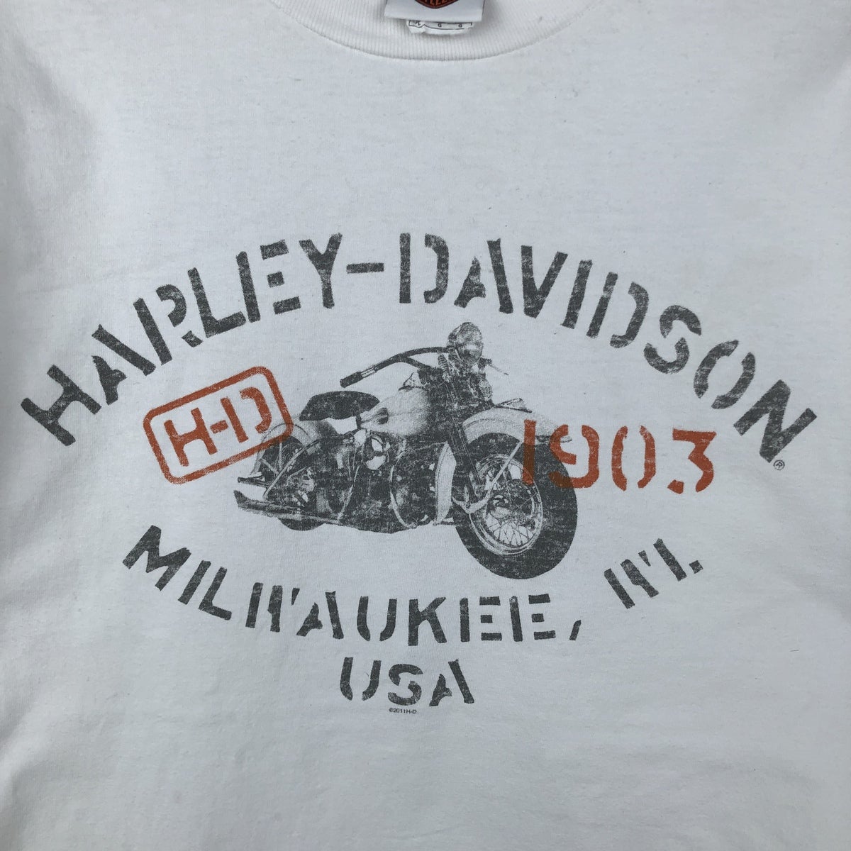 古着 ハーレーダビッドソン Harley-Davidson モーターサイクル ロングT