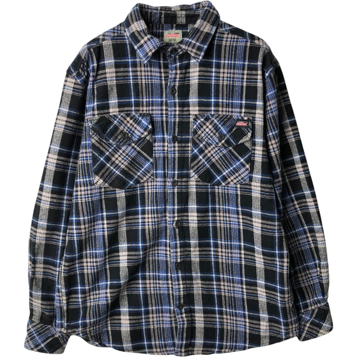 古着 ディッキーズ Dickies 長袖 シャンブレーシャツ メンズM相当
