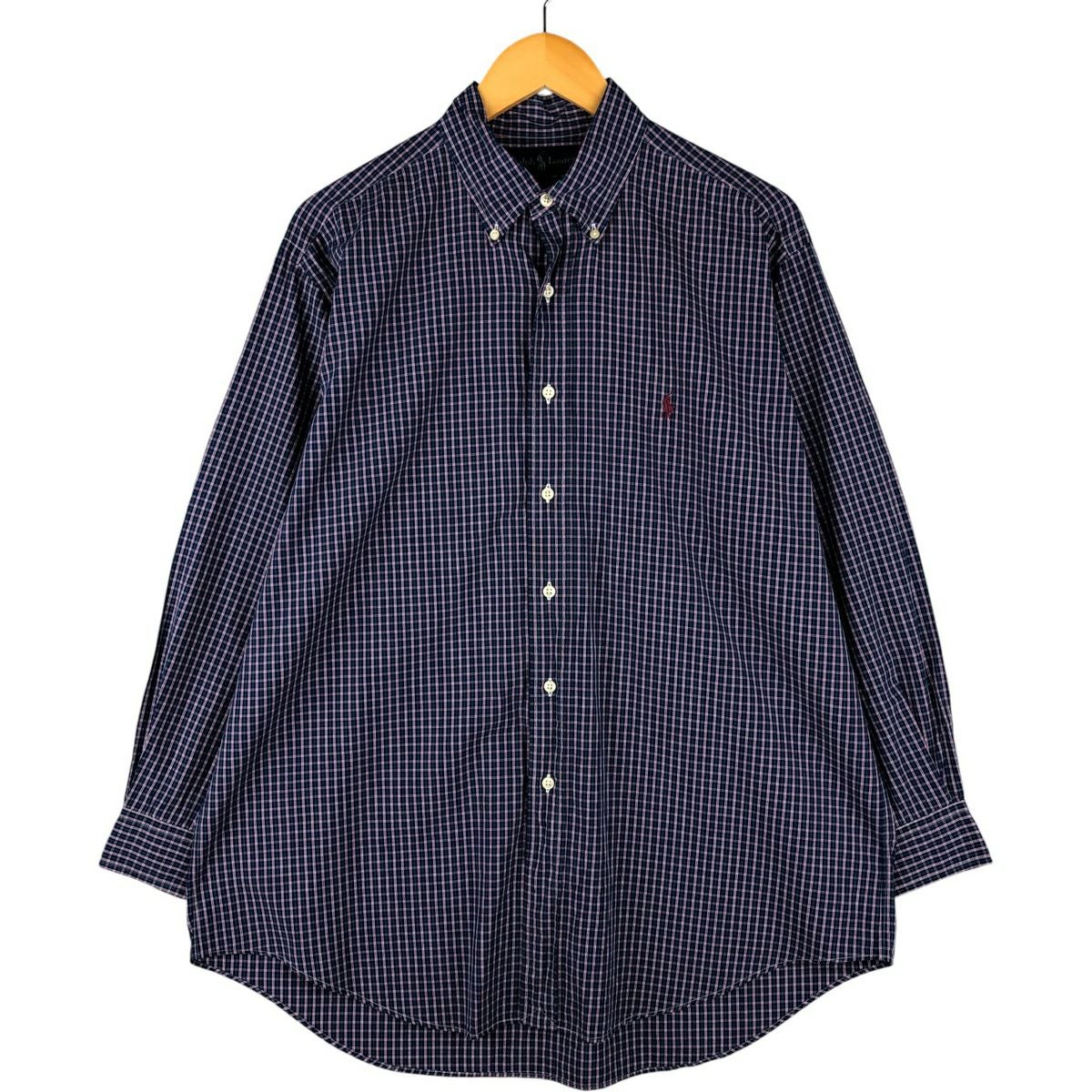 古着 ラルフローレン Ralph Lauren YARMOUTH ガンクラブチェック 長袖