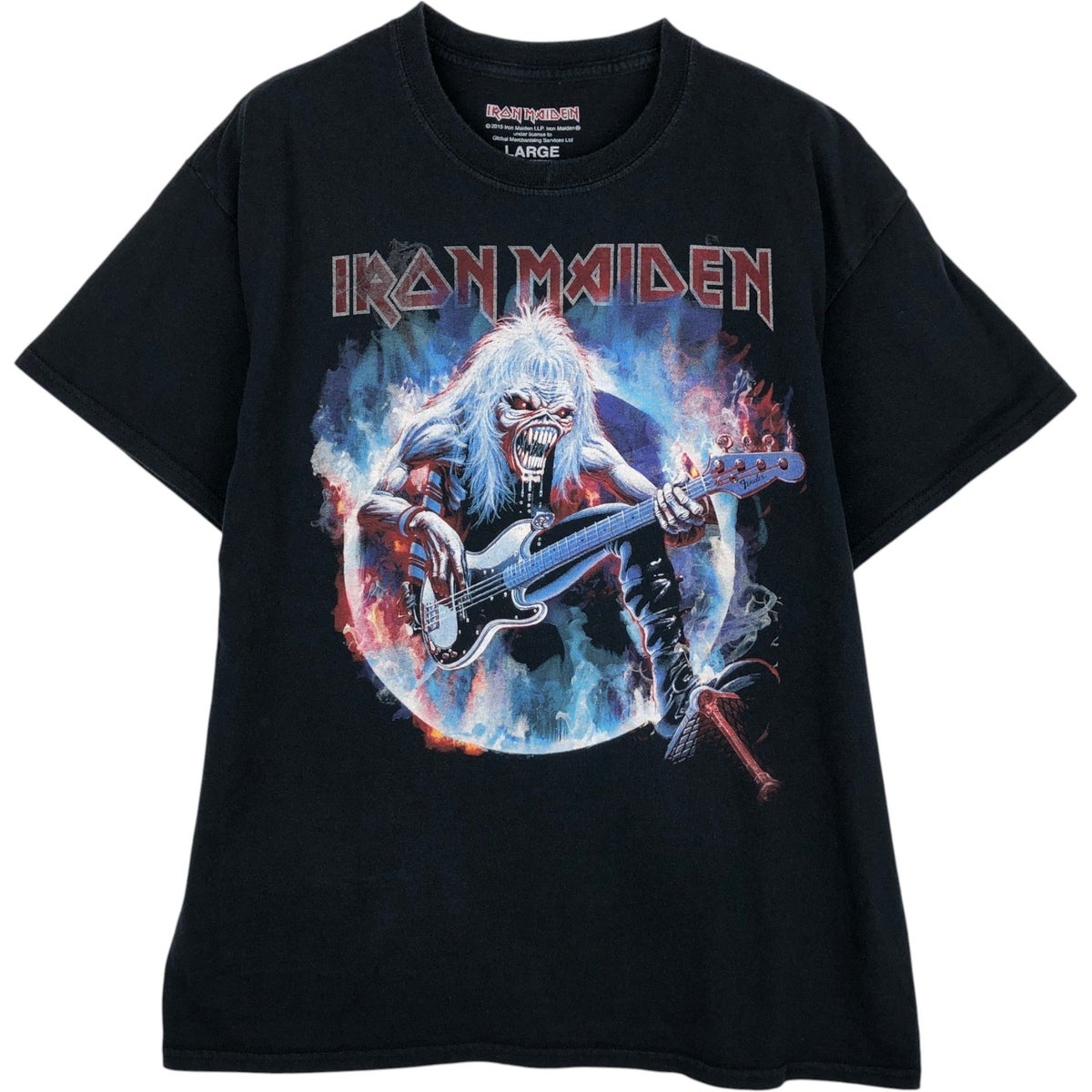 古着 IRON MAIDEN アイアンメイデン バンドTシャツ バンT メンズL相当