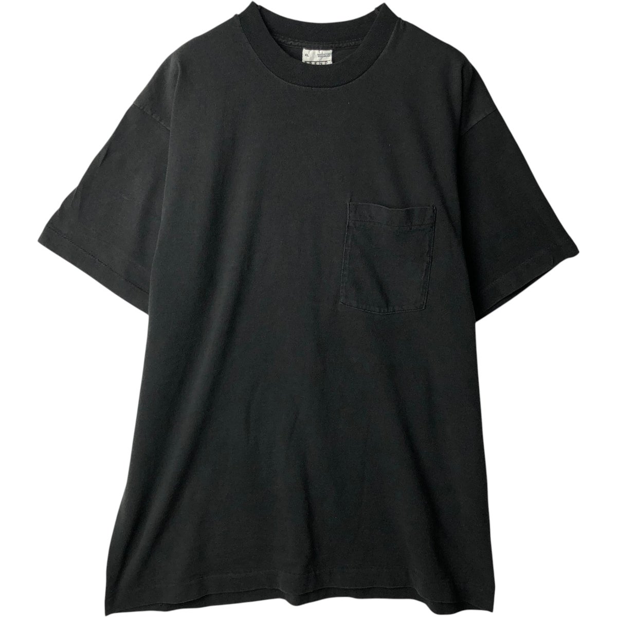 古着 90年代 TREND BASICS 無地ポケットTシャツ USA製 メンズXL相当