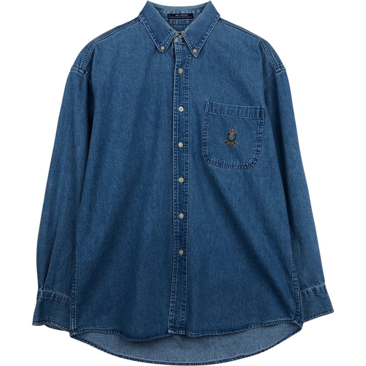 古着 ラルフローレン Ralph Lauren CHAPS チャップス 長袖 ボタン