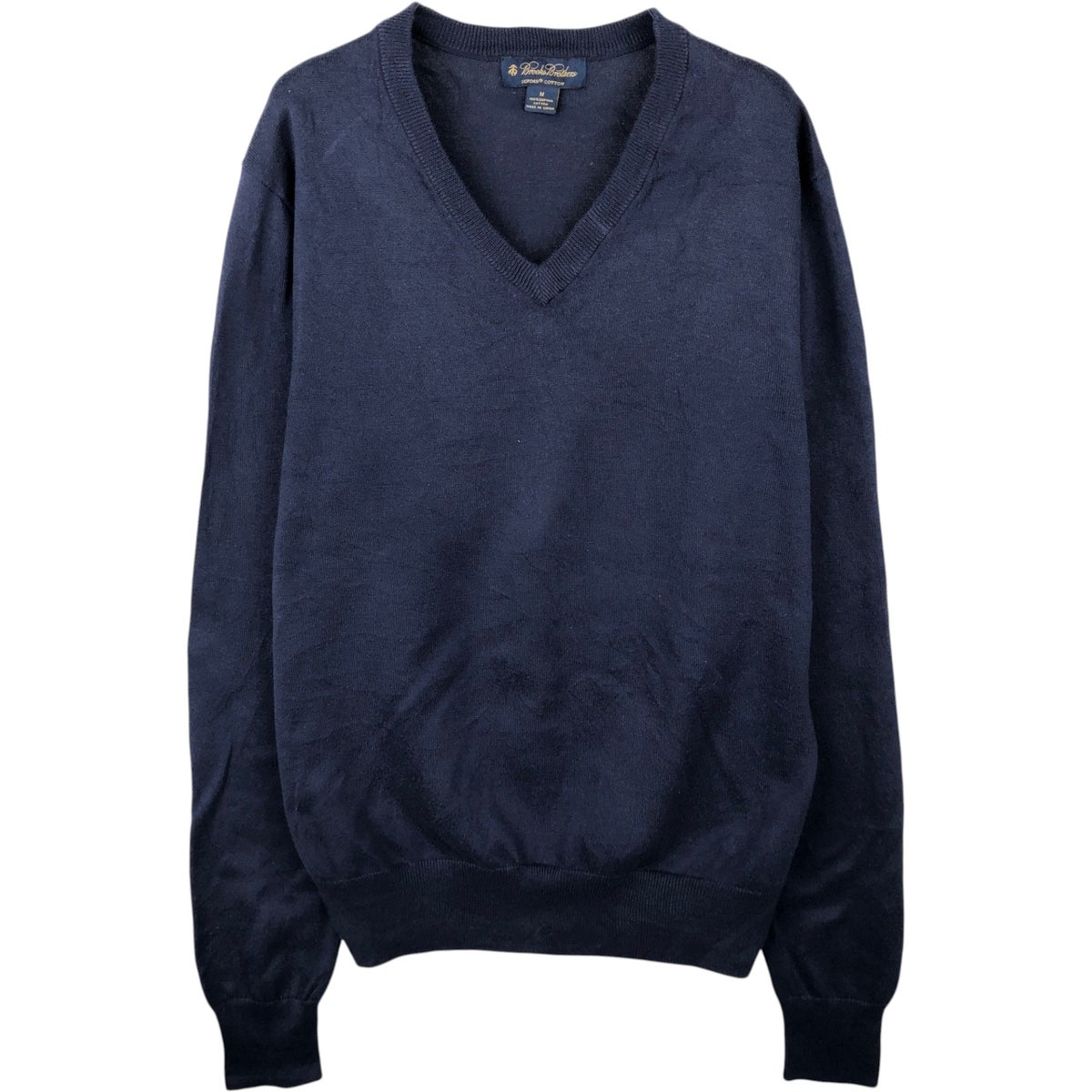古着 ブルックスブラザーズ Brooks Brothers Vネック ピマコットン