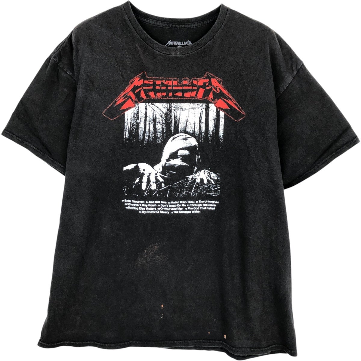 古着 METALLICA メタリカ バンドTシャツ バンT メンズXL相当