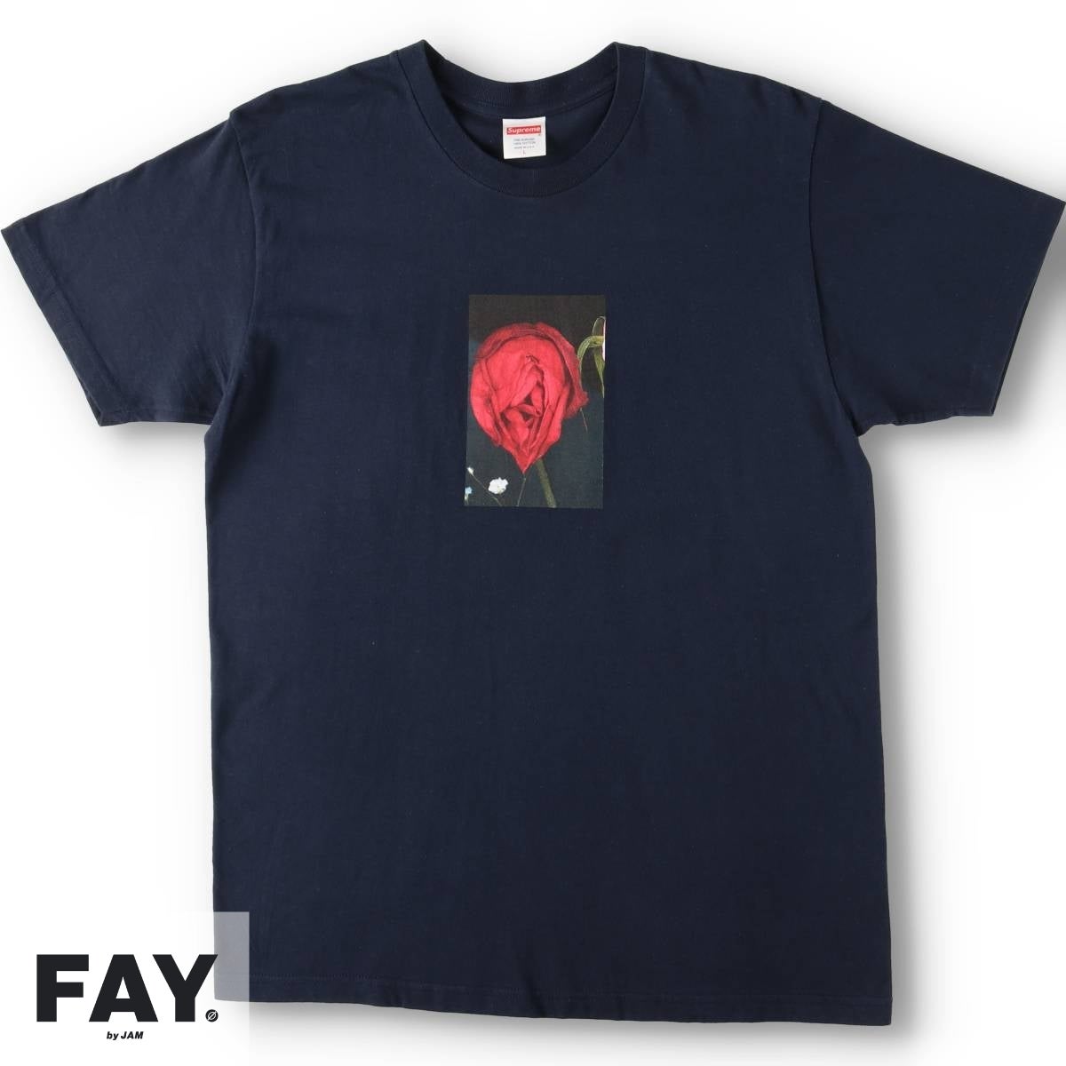 古着 シュプリーム Supreme Araki Rose Tee 花柄 半袖 プリントTシャツ