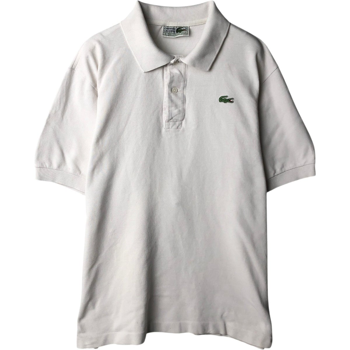 古着 80年代 ラコステ LACOSTE CHEMISE フレンチラコステ 長袖