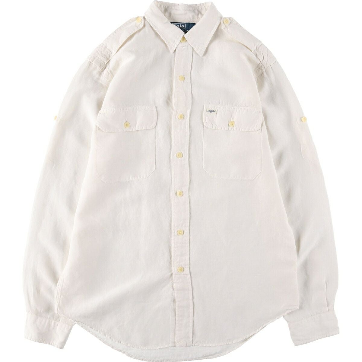 古着 ラルフローレン Ralph Lauren POLO by Ralph Lauren 長袖 リネン