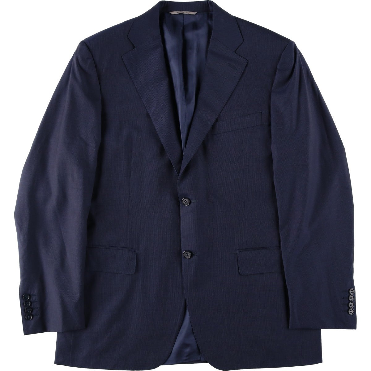 古着 Donna Karan ウールテーラードジャケット イタリア製 メンズXL