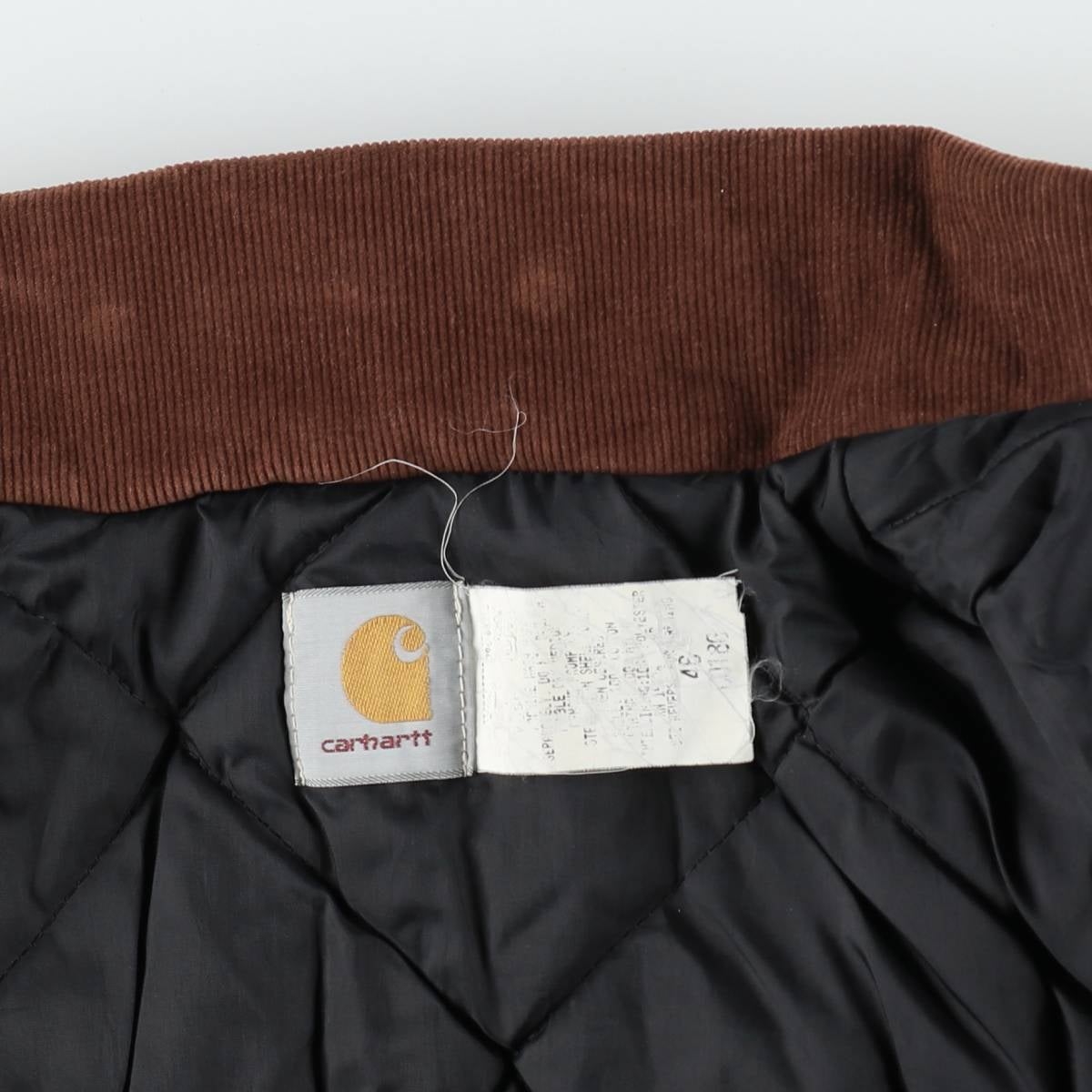 古着 90年代 カーハート Carhartt トラディショナルコート 中綿入り