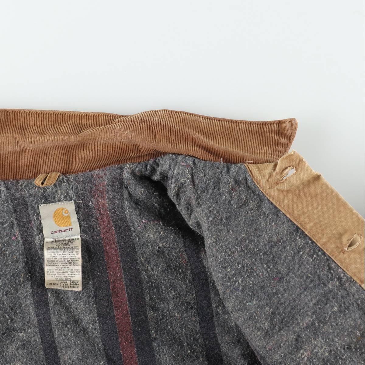 古着 00年代 カーハート Carhartt 中綿入り トラッカージャケット