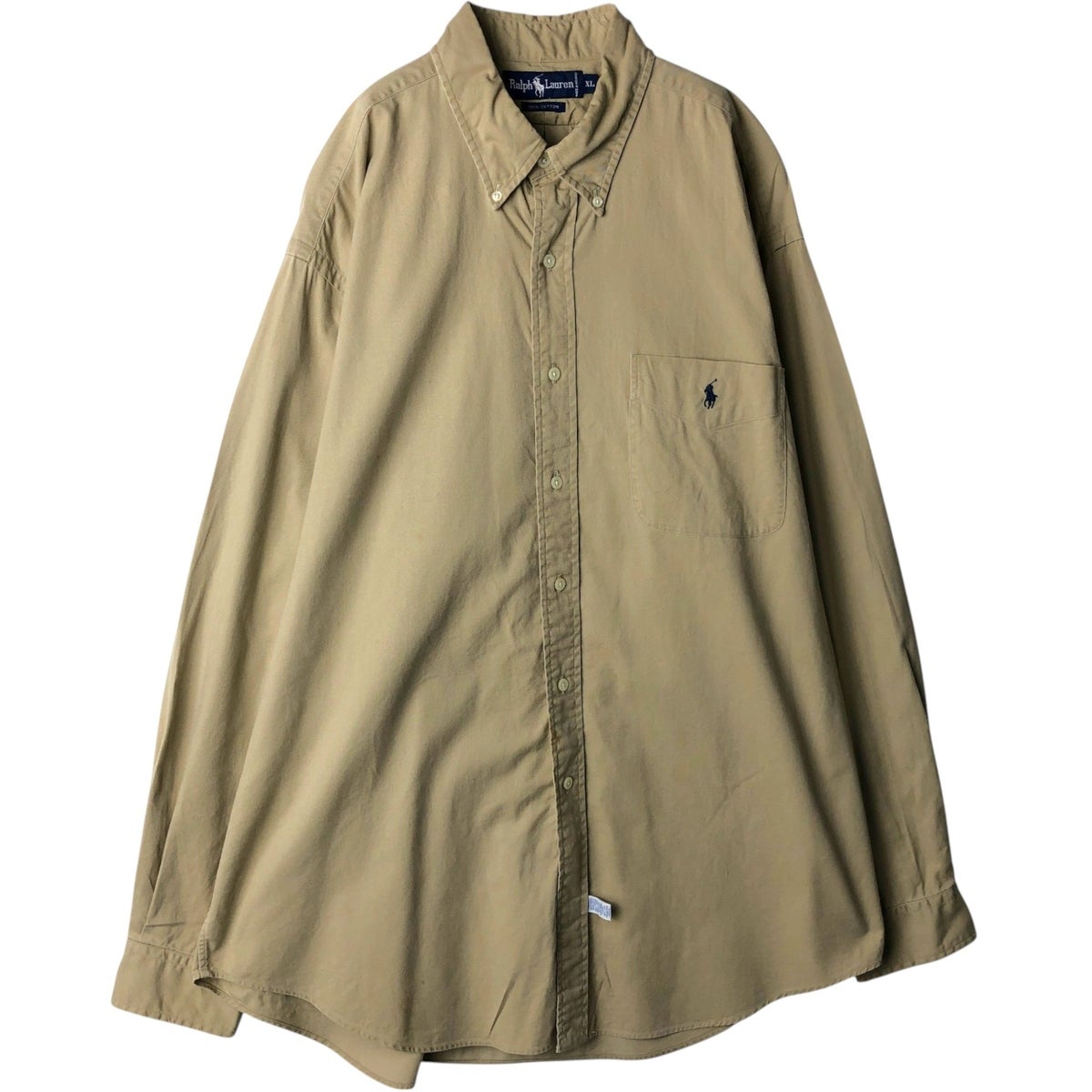 古着 ラルフローレン Ralph Lauren 長袖 ボタンダウンシャツ メンズXL