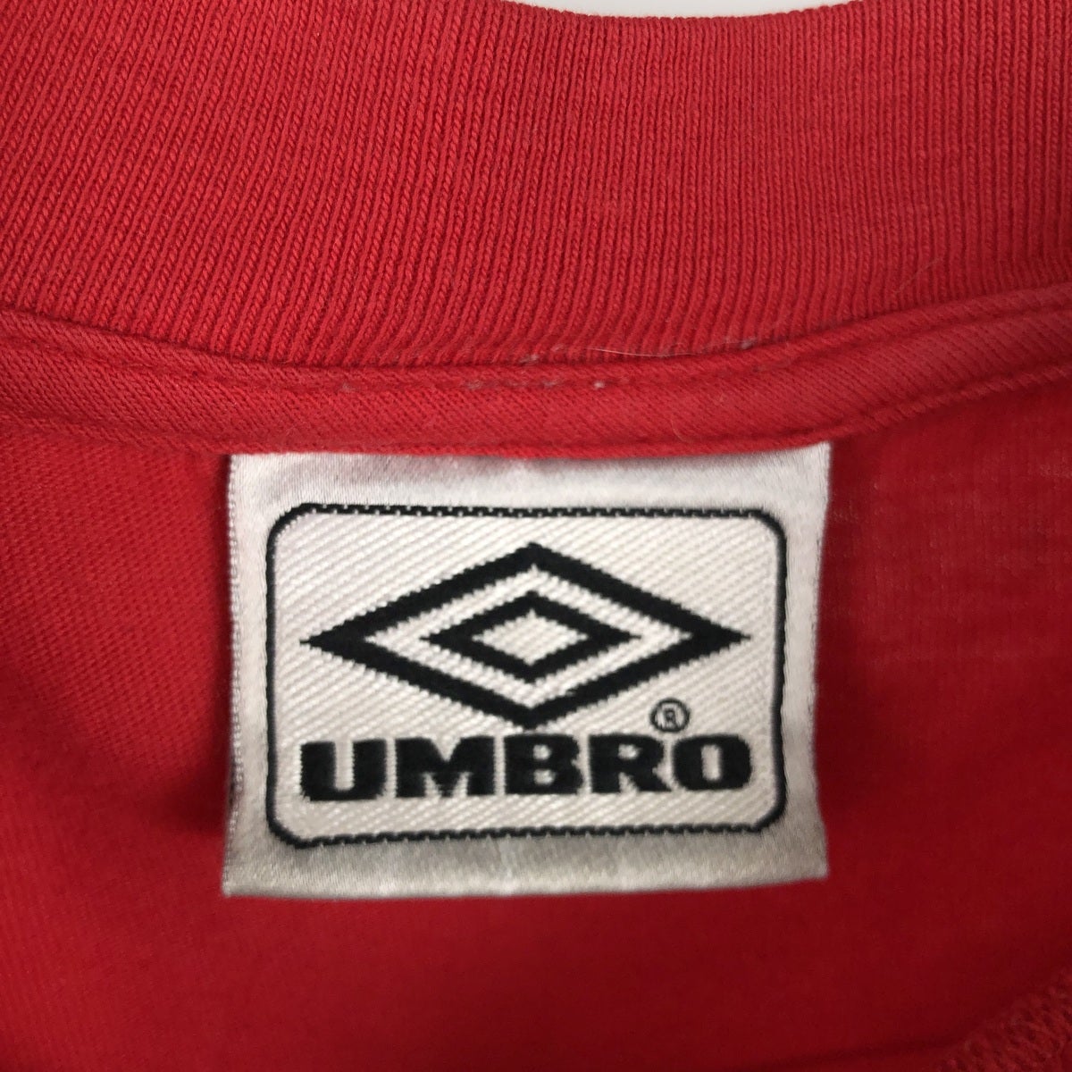 古着 90～00年代 アンブロ UMBRO ロゴプリントTシャツ メンズL相当