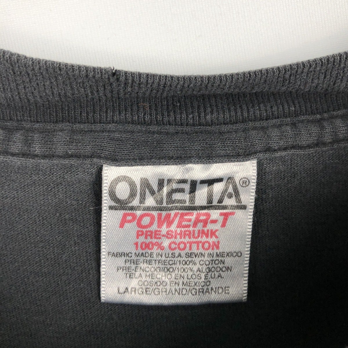 古着 80年代 オニータ ONEITA POWER-T プリントTシャツ メンズL相当