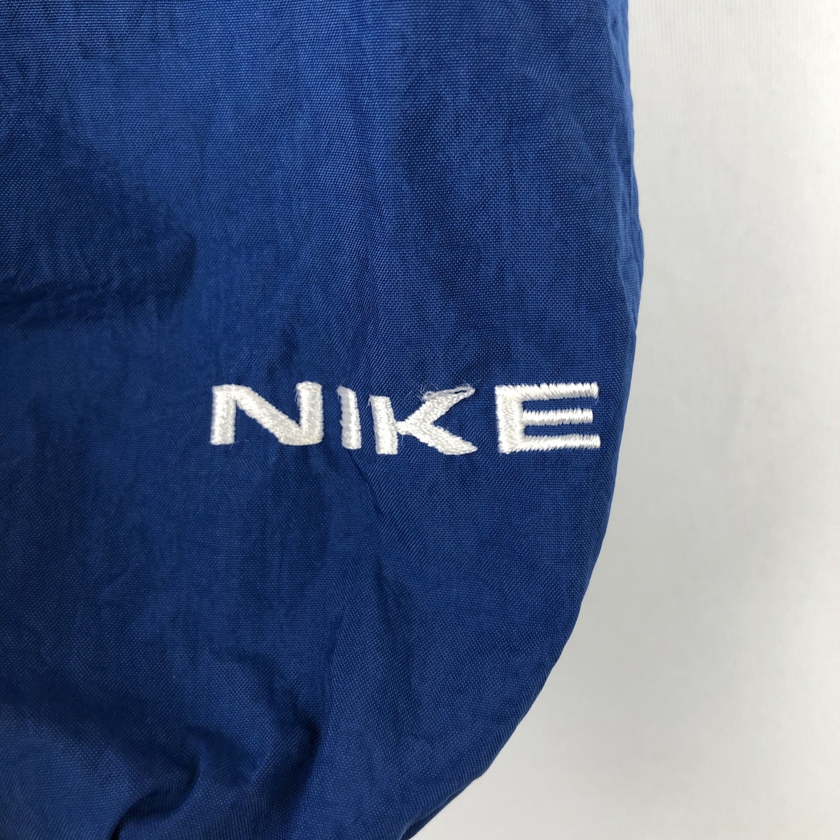 古着 90年代 ナイキ NIKE デカロゴ ナイロンプルオーバー メンズXL相当