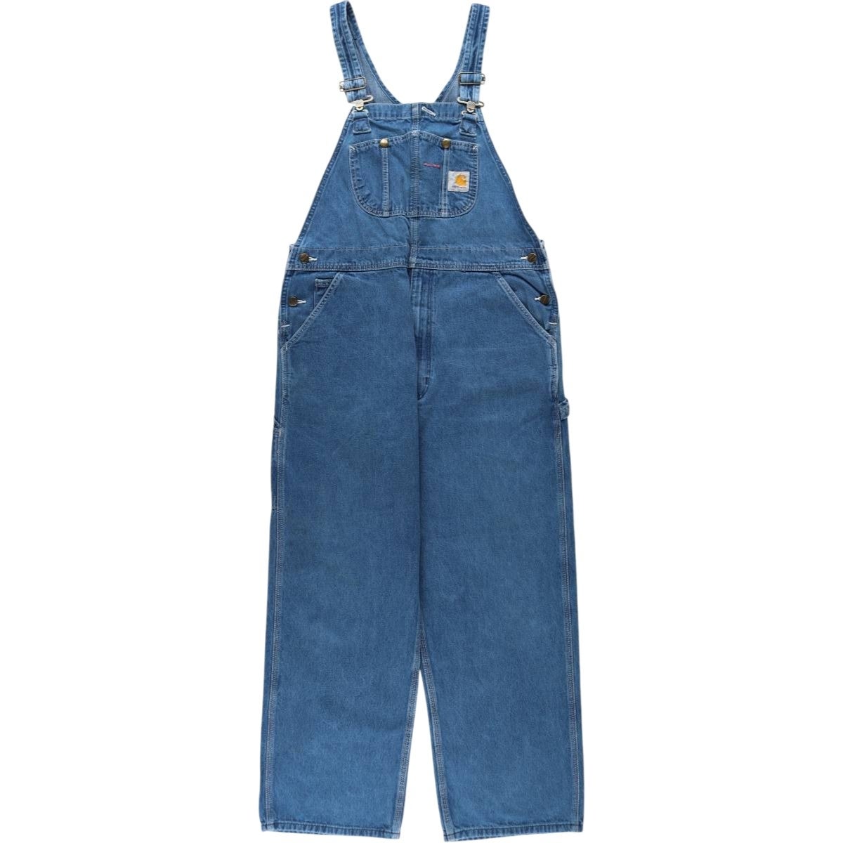 古着 カーハート Carhartt デニムオーバーオール メンズw37相当