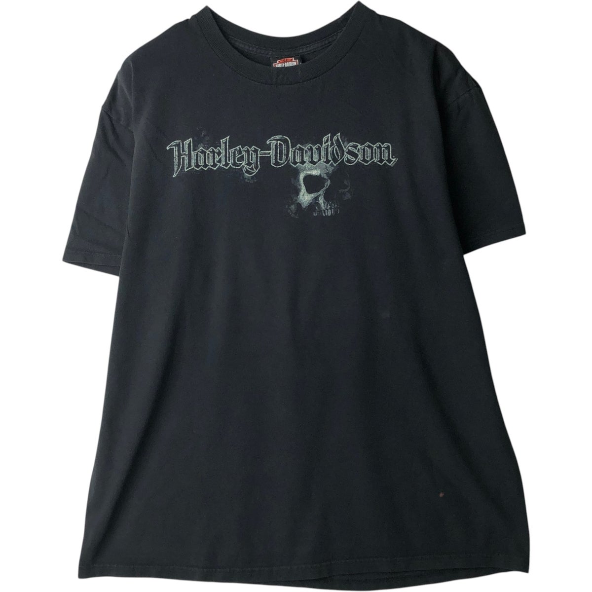 古着 00年代 ハーレーダビッドソン Harley-Davidson ドクロ柄 スカル柄