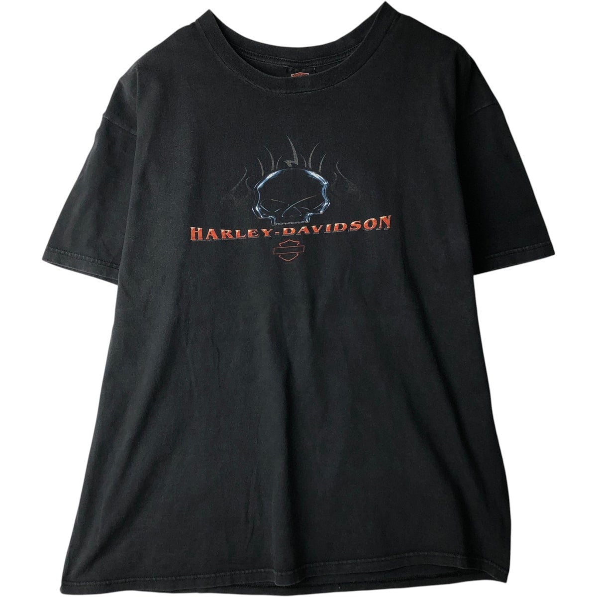 古着 ハーレーダビッドソン Harley-Davidson ドクロ柄 スカル柄