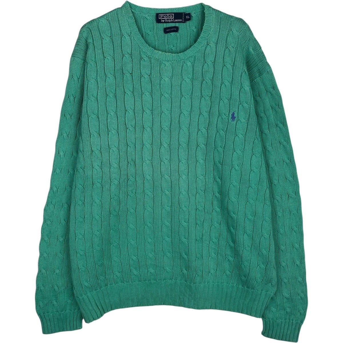 古着 ラルフローレン Ralph Lauren POLO by Ralph Lauren ケーブル編み