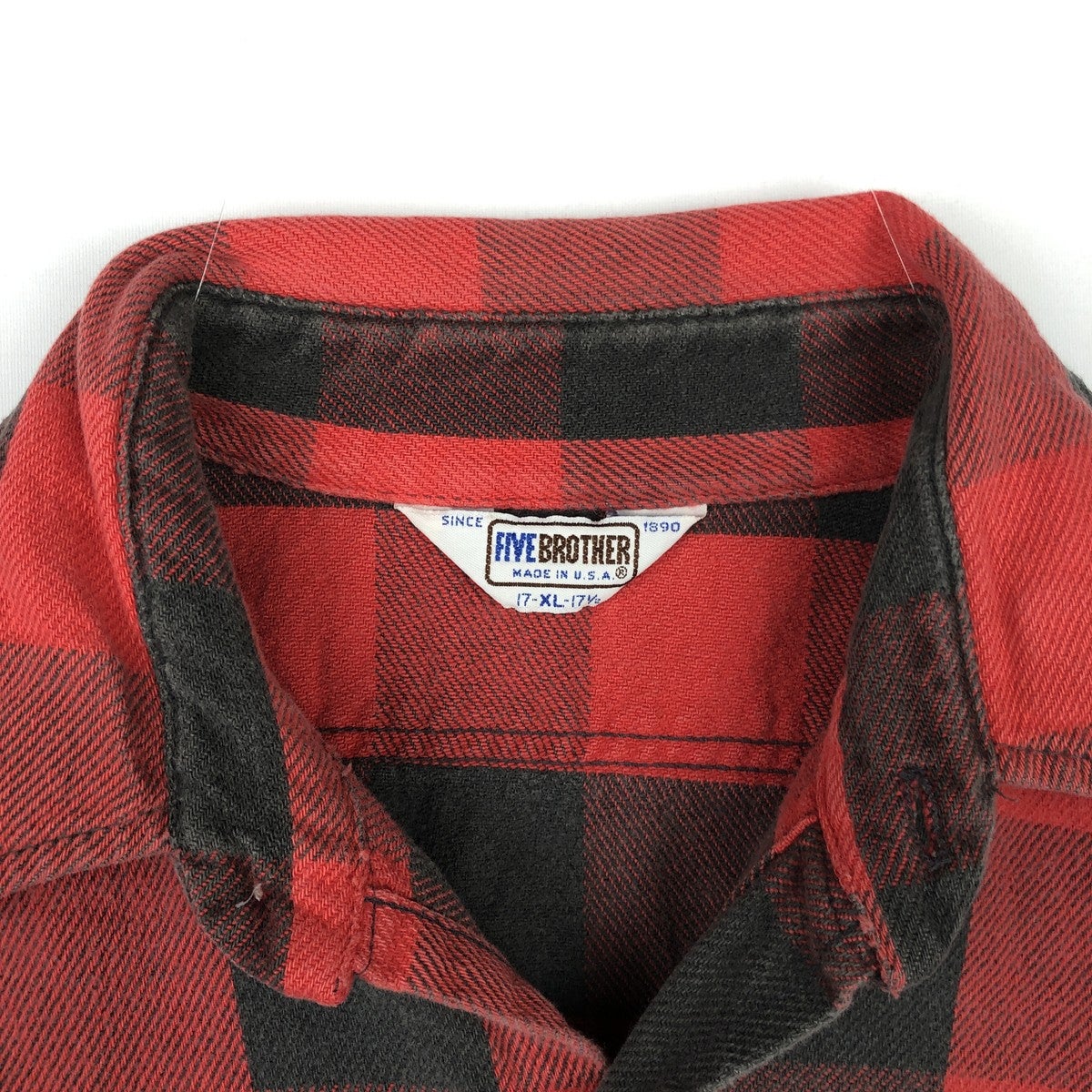 古着 70~80年代 ファイブブラザー Five Brother バッファローチェック 古着 70~80年代 ファイブブラザー Five Brother バッファローチェック
